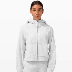 Lululemon Scuba Oversized Full Zip Hoodie - Light Heather Grey